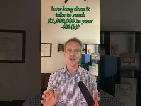 How long does it take to reach $1,000,000 in a 401(k)?
